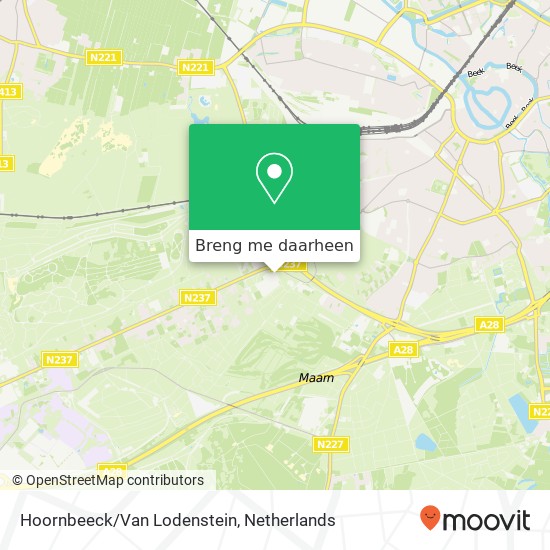 Hoornbeeck/Van Lodenstein kaart