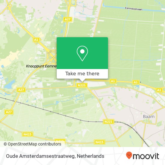 Oude Amsterdamsestraatweg kaart