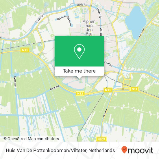 Huis Van De Pottenkoopman / Viltster kaart