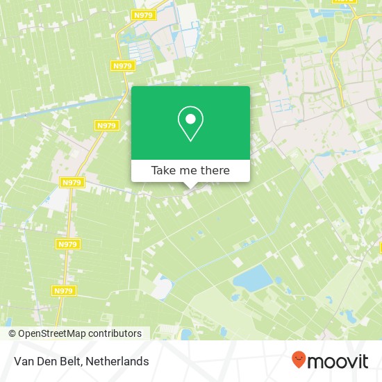 Van Den Belt kaart