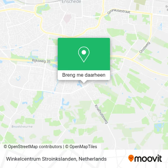 Winkelcentrum Stroinkslanden kaart