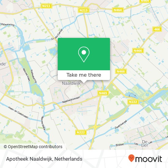 Apotheek Naaldwijk kaart