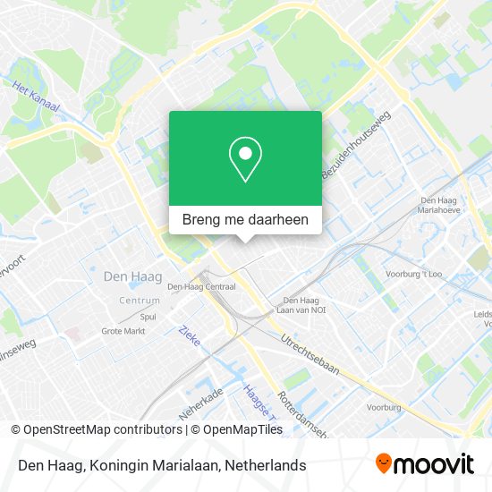 Den Haag, Koningin Marialaan kaart