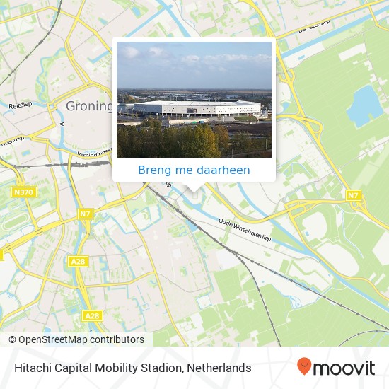 Hitachi Capital Mobility Stadion kaart