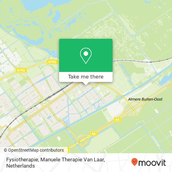 Fysiotherapie, Manuele Therapie Van Laar kaart