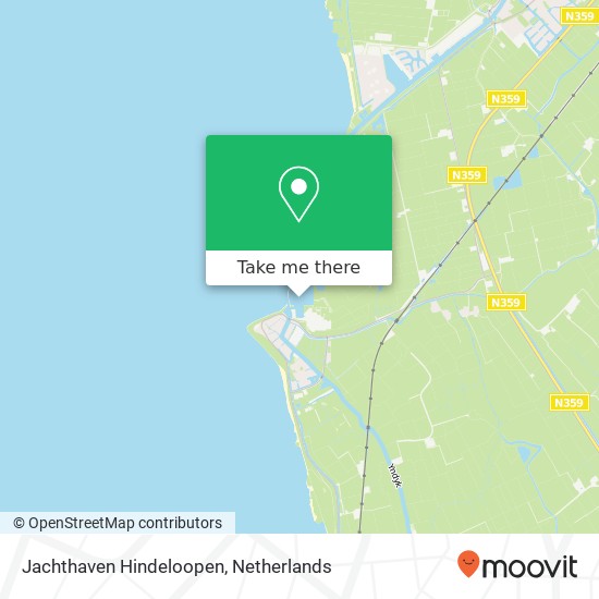 Jachthaven Hindeloopen kaart