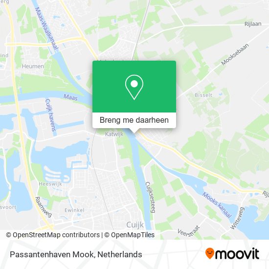 Passantenhaven Mook kaart