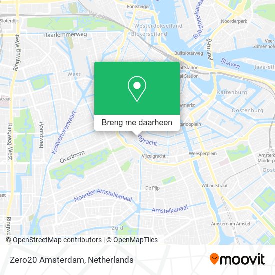 Zero20 Amsterdam kaart