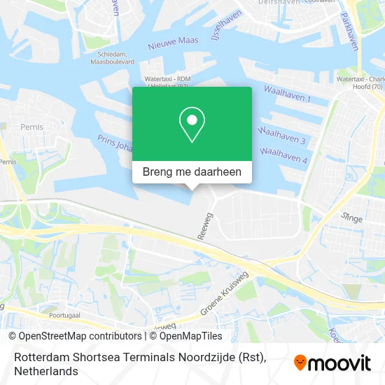 Rotterdam Shortsea Terminals Noordzijde (Rst) kaart