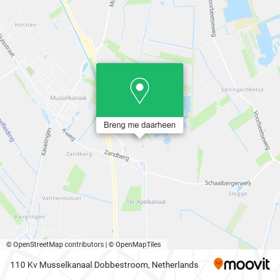 110 Kv Musselkanaal Dobbestroom kaart