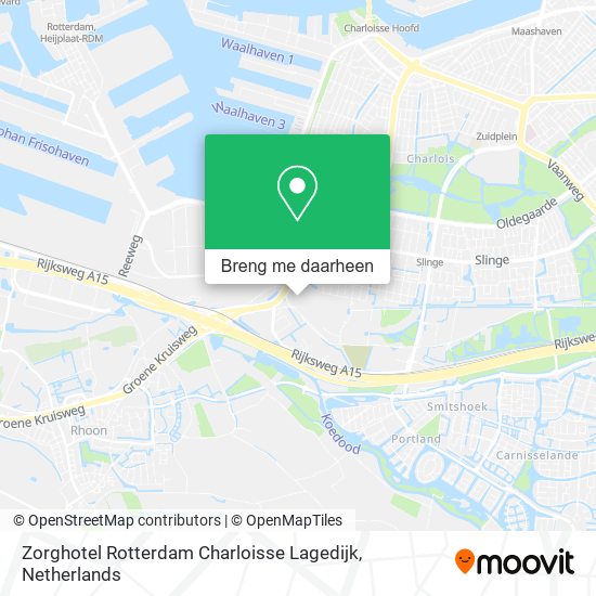 Zorghotel Rotterdam Charloisse Lagedijk kaart