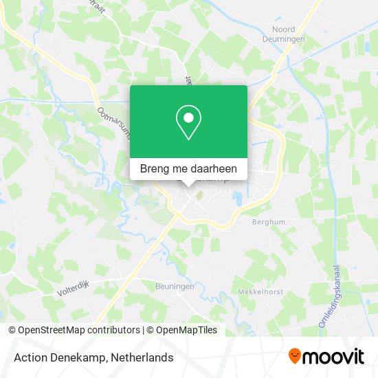 Action Denekamp kaart