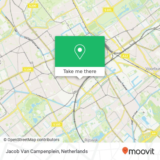 Jacob Van Campenplein kaart