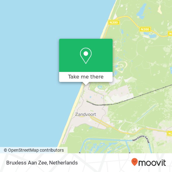 Bruxless Aan Zee kaart