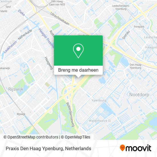 Praxis Den Haag Ypenburg kaart
