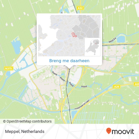 Meppel kaart