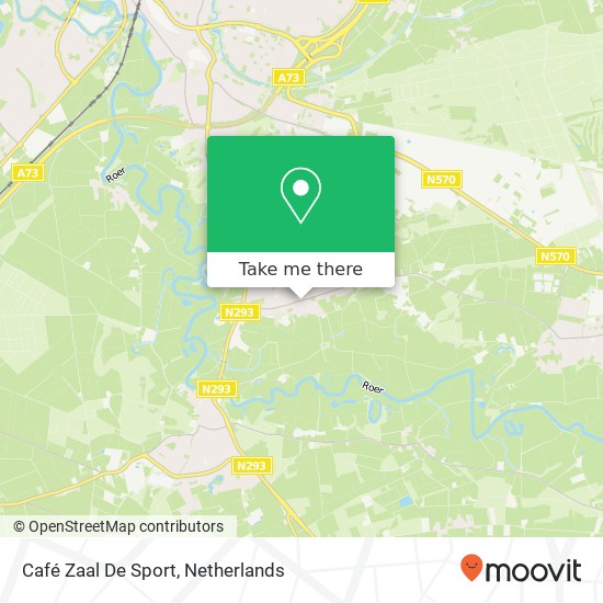 Café Zaal De Sport kaart