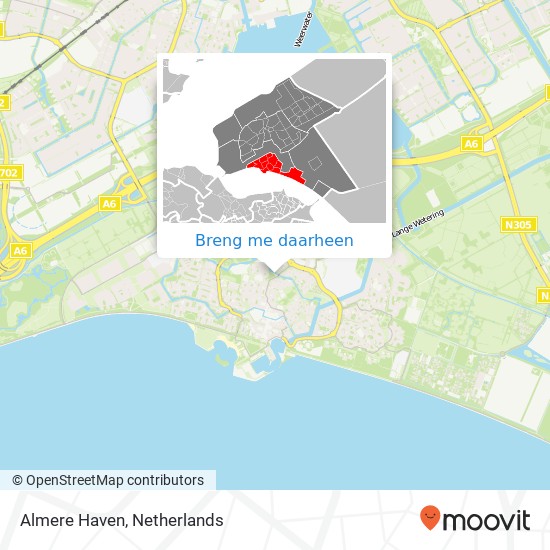 Almere Haven kaart