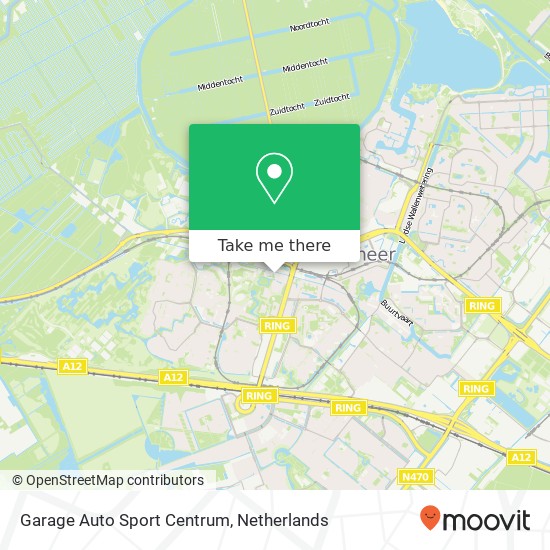 Garage Auto Sport Centrum kaart