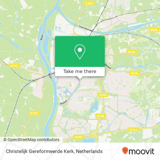 Christelijk Gereformeerde Kerk kaart