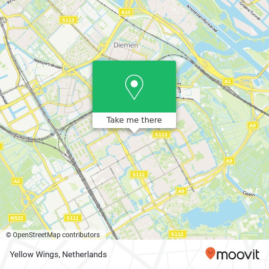 Yellow Wings kaart