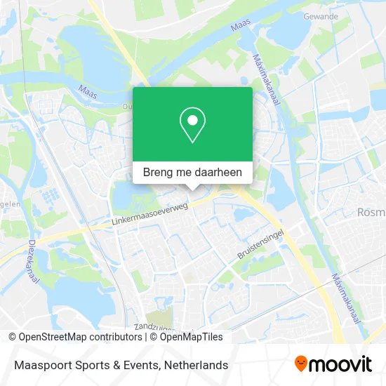 Maaspoort Sports & Events kaart