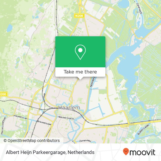 Albert Heijn Parkeergarage kaart