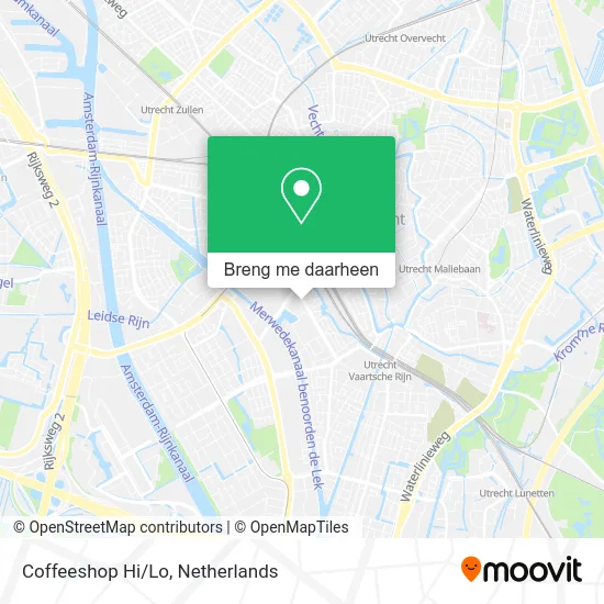 Coffeeshop Hi/Lo kaart