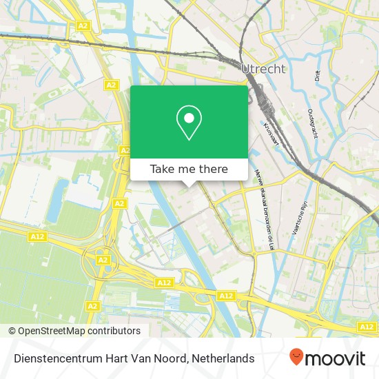 Dienstencentrum Hart Van Noord kaart