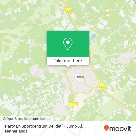 Party En Sportcentrum De Riet” - Jump-Xl kaart