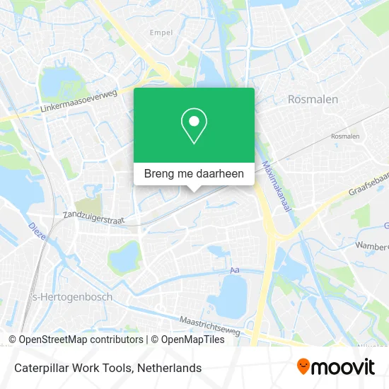 Caterpillar Work Tools kaart