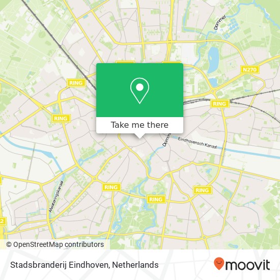 Stadsbranderij Eindhoven kaart