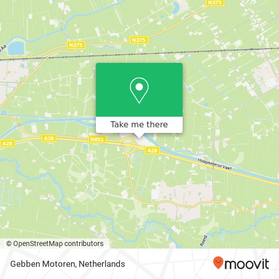 Gebben Motoren kaart