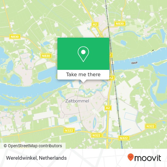 Wereldwinkel kaart