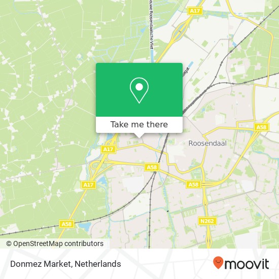 Donmez Market kaart