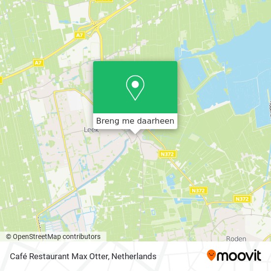 Café Restaurant Max Otter kaart