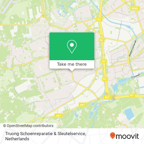 Truong Schoenreparatie & Sleutelservice kaart