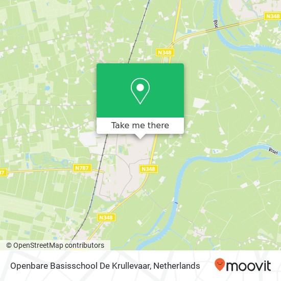 Openbare Basisschool De Krullevaar kaart