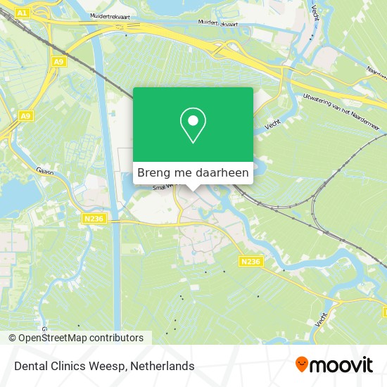 Dental Clinics Weesp kaart