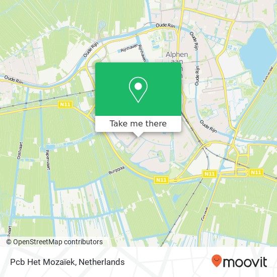 Pcb Het Mozaïek kaart