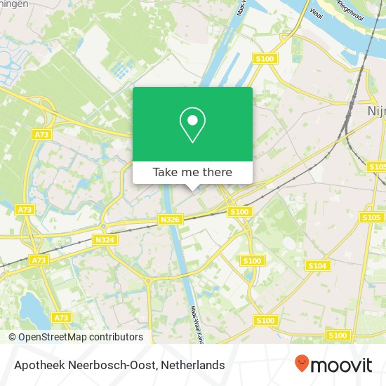Apotheek Neerbosch-Oost kaart