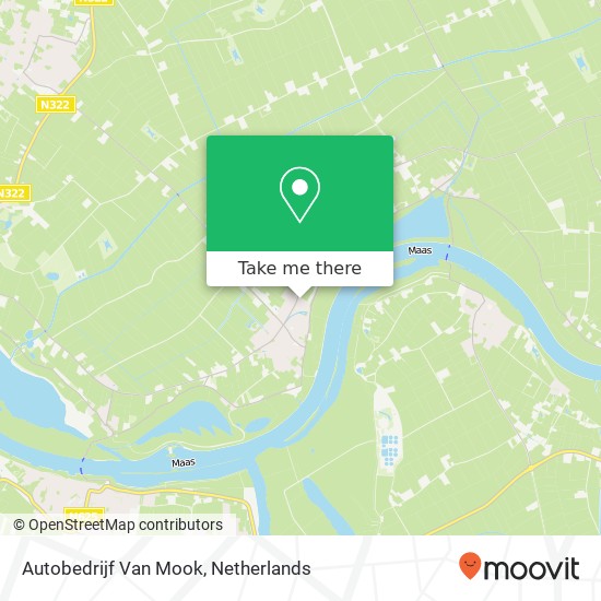 Autobedrijf Van Mook kaart