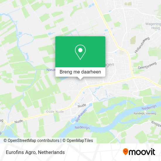 Eurofins Agro kaart