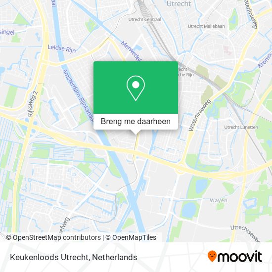 Keukenloods Utrecht kaart