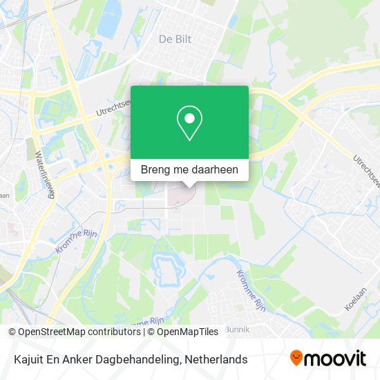 Kajuit En Anker Dagbehandeling kaart