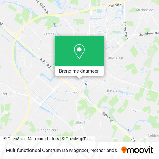 Multifunctioneel Centrum De Magneet kaart