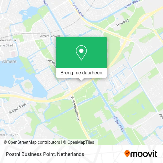 Postnl Business Point kaart