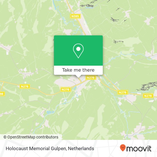 Holocaust Memorial Gulpen kaart