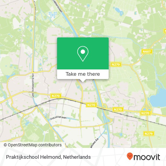 Praktijkschool Helmond kaart