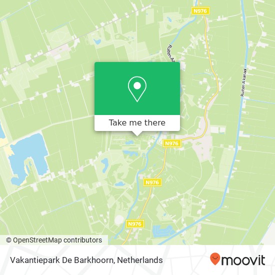 Vakantiepark De Barkhoorn kaart